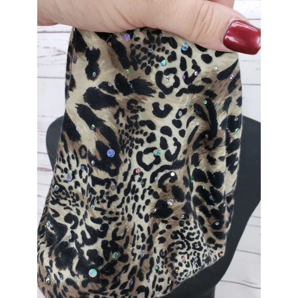Notations Leopard Cheetah Animal Print‎ Women's Infinity Scarf